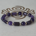 Bracelet Améthyste colonne 8 mm – Gemavie