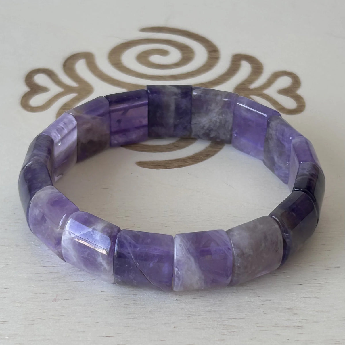 Bracelet Améthyste rectangle – Gemavie