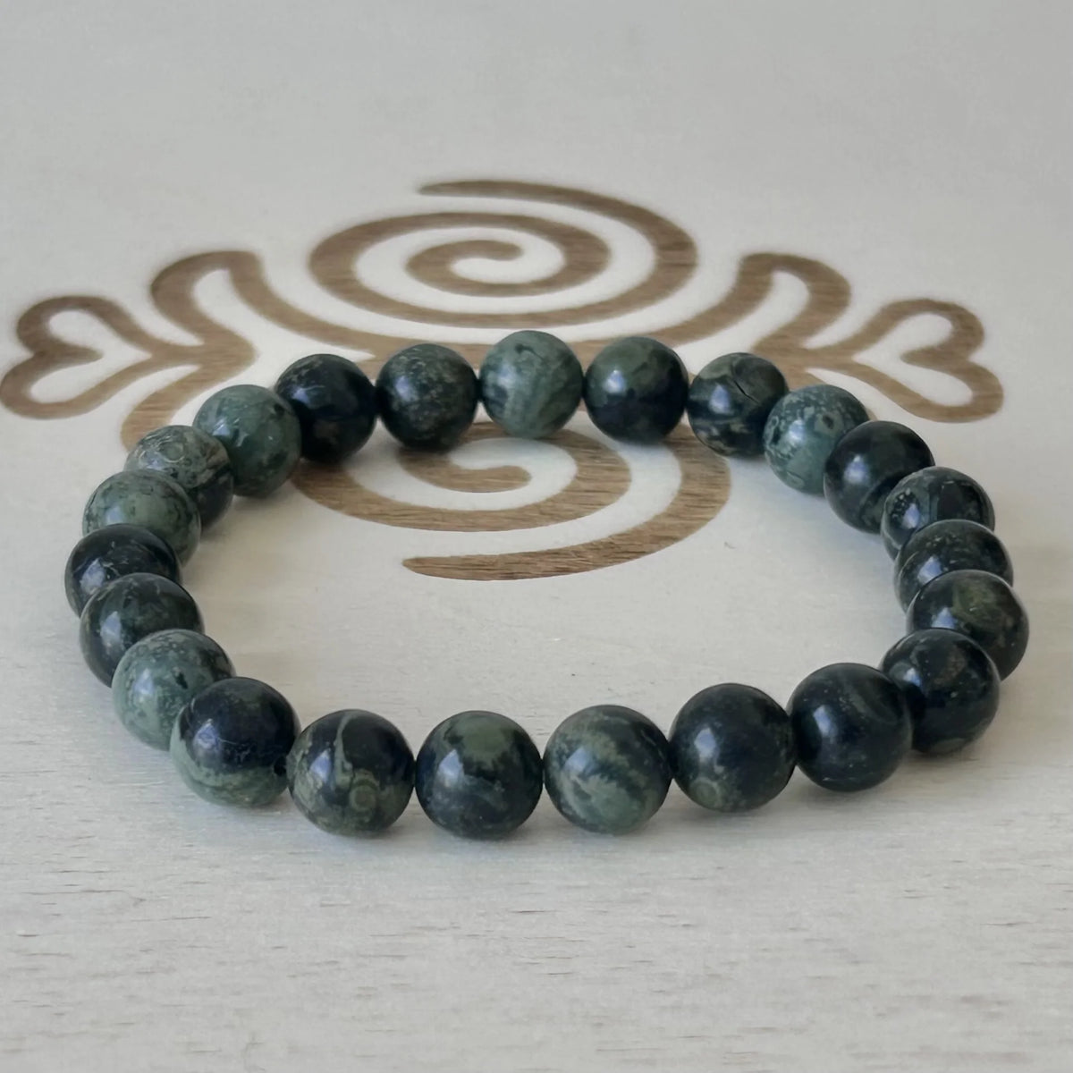 Bracelet Jaspe Kambaba 8 mm – Gemavie