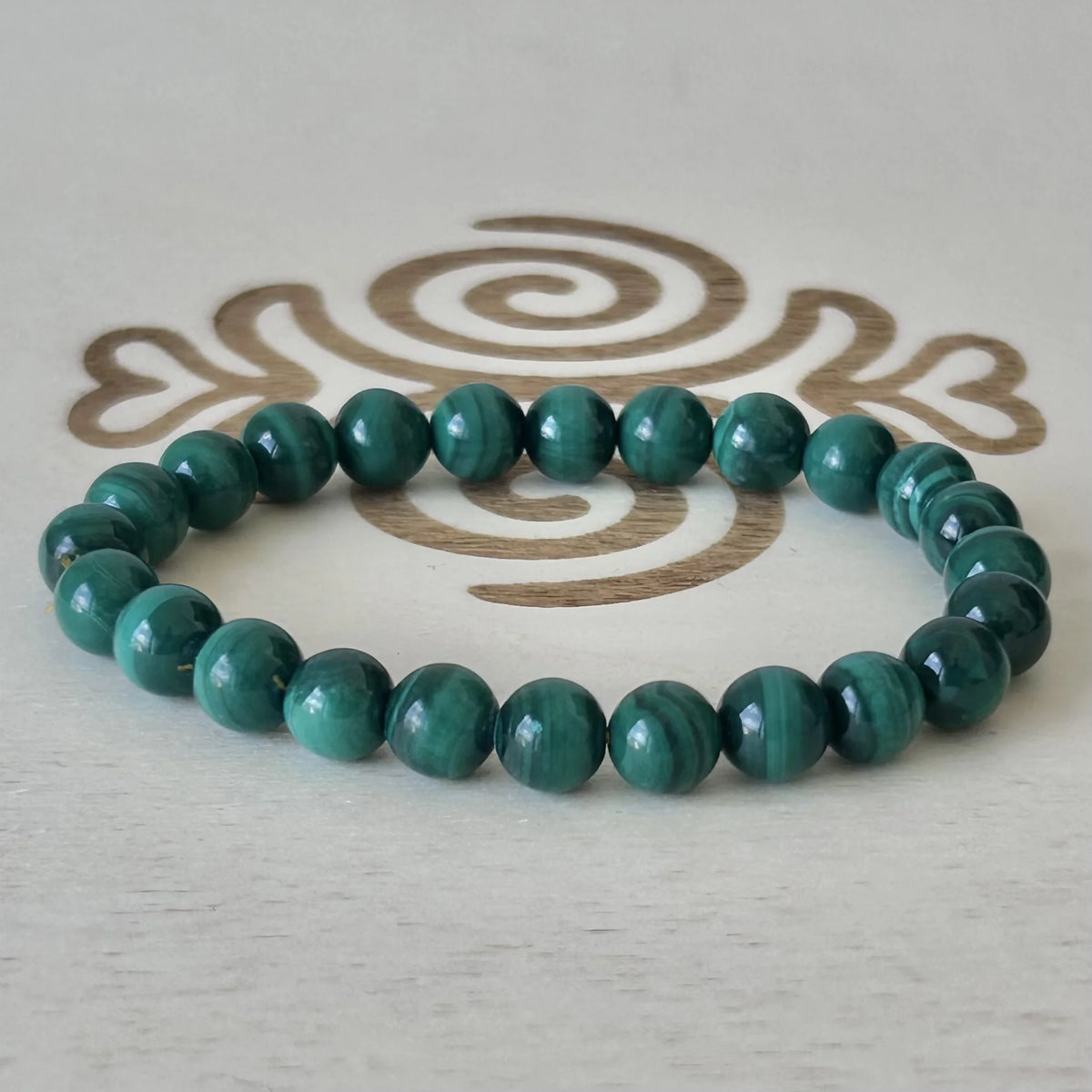 Bracelet Malachite 8 mm – Gemavie
