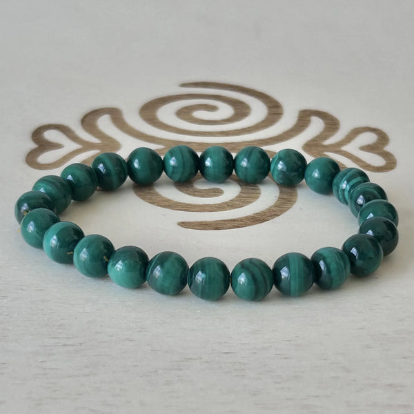 Bracelet Malachite 8 mm – Gemavie