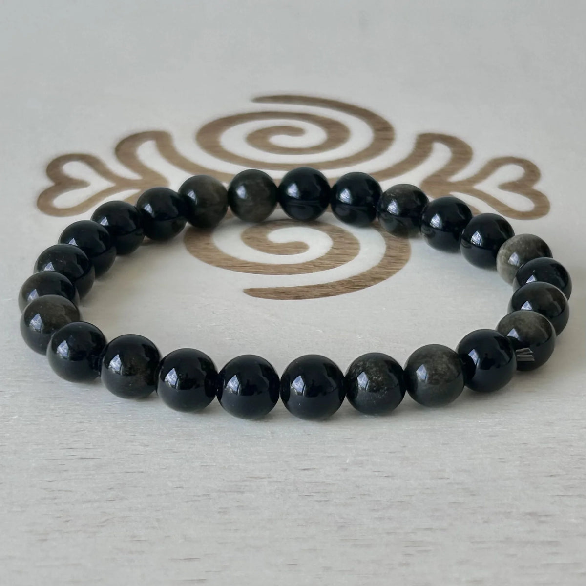 Bracelet Obsidienne 8 mm – Gemavie