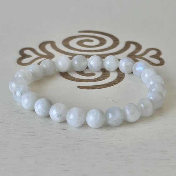 Bracelet Pierre de Lune 8 mm – Gemavie