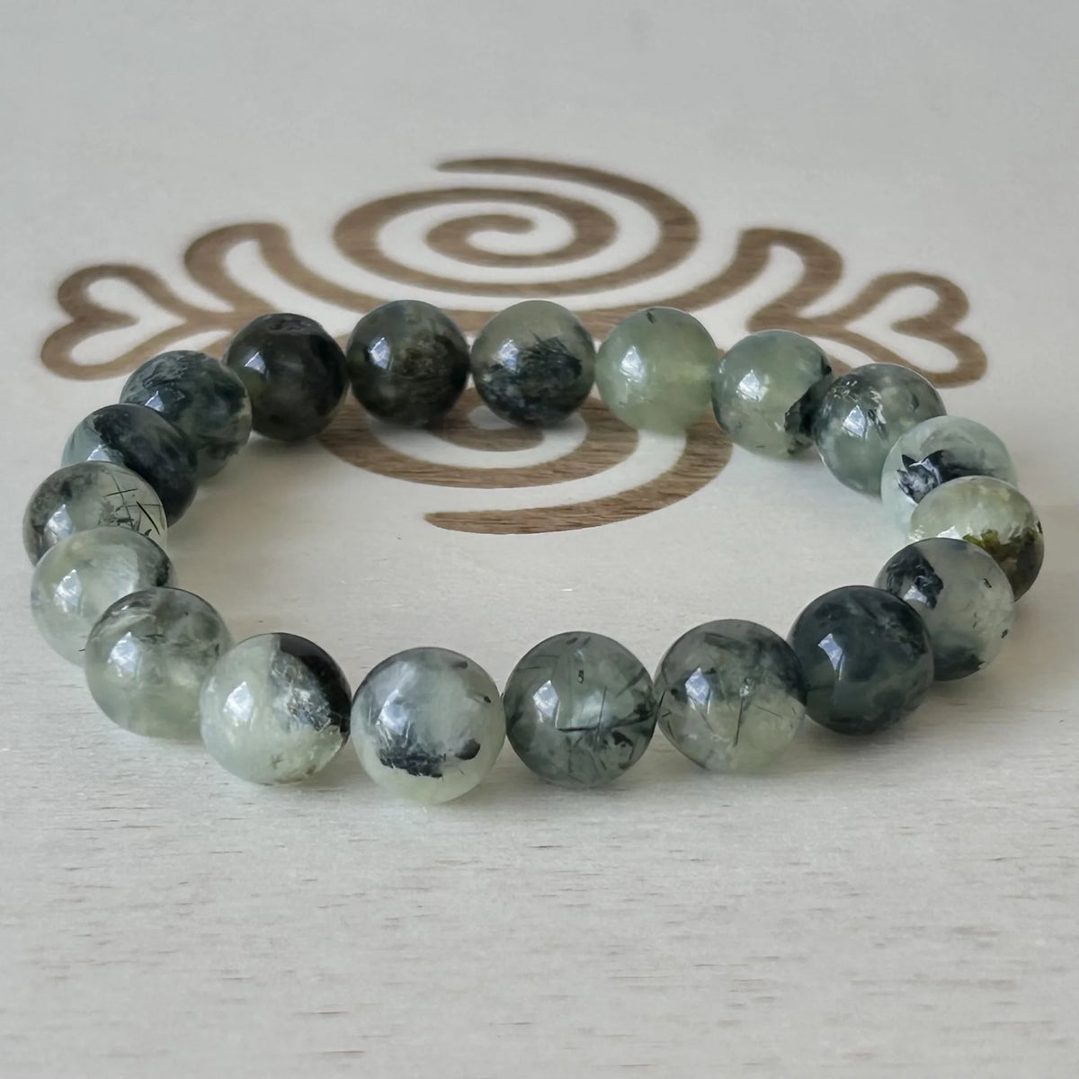 Bracelet Préhnite 10 mm – Gemavie