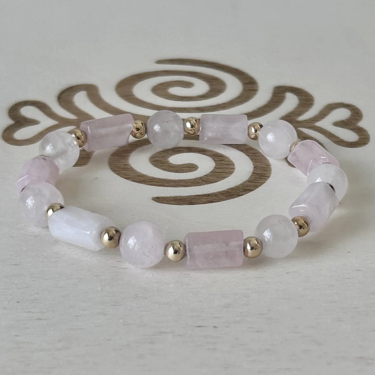Bracelet Quartz rose colonne – Gemavie